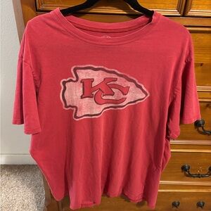 47 Brand Red Kansas City Chiefs Short Sleeve Tee